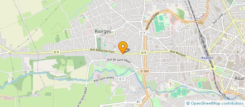 localisation de l'entreprise SCI COJULE à RIORGES