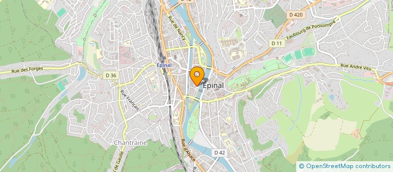 localisation de l'entreprise SCI COKA à EPINAL