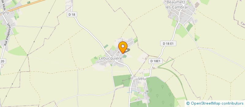 localisation de l'entreprise SCI COKINE  LEBUCQUIERE