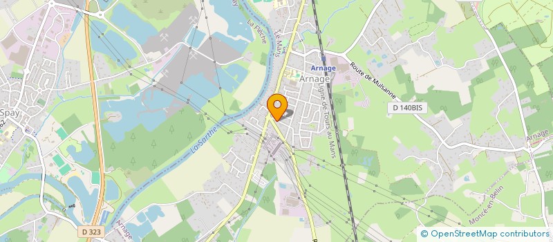localisation de l'entreprise SCI COKINI à ARNAGE