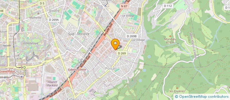 localisation de l'entreprise SCI COL  SAINT-MARTIN-D'HERES