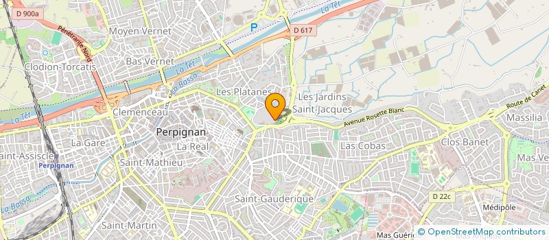 localisation de l'entreprise SCI COL DEL MITG  PERPIGNAN
