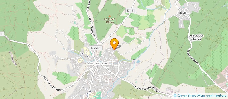 localisation de l'entreprise SCI COL DU TOURMALET  MONTARNAUD