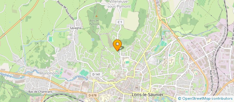 localisation de l'entreprise SCI COL ET VERRE  LONS-LE-SAUNIER