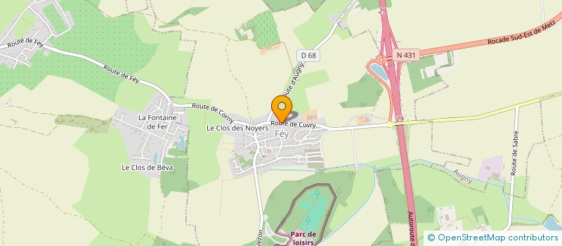 localisation de l'entreprise SCI COLA  FEY