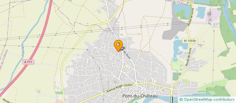 localisation de l'entreprise SCI COLADA  PONT-DU-CHATEAU