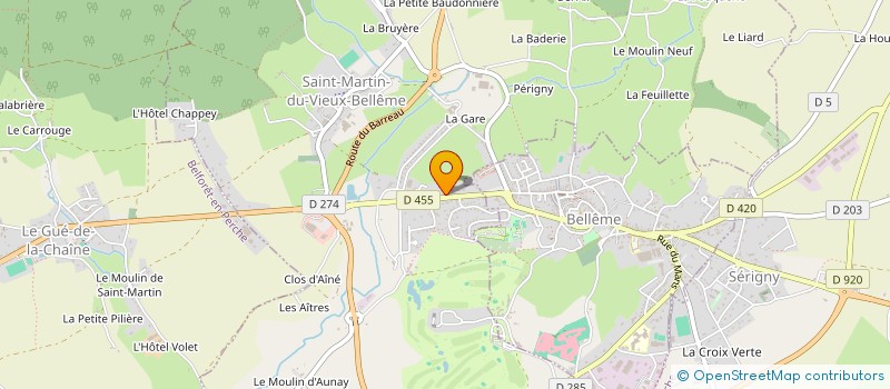 localisation de l'entreprise SCI COLANGE à BELFORET-EN-PERCHE