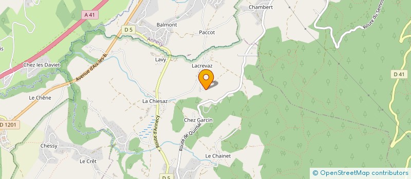 localisation de l'entreprise SCI COLAREEN II  VIUZ-LA-CHIESAZ