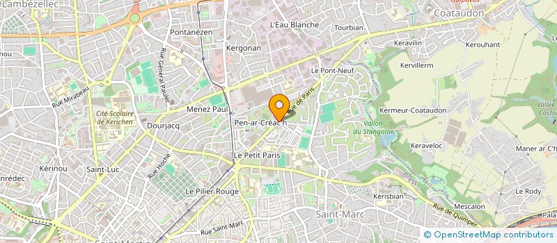 localisation de l'entreprise SCI COLAS  BREST