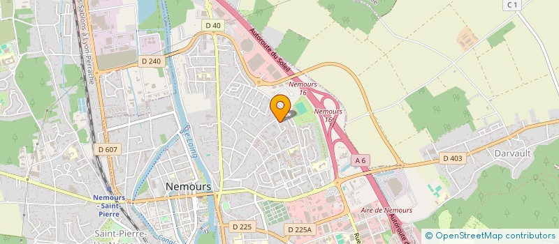 localisation de l'entreprise SCI COLAS FLACH  NEMOURS