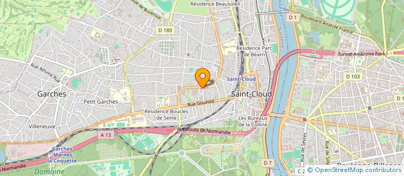 localisation de l'entreprise SCI COLAS FP à SAINT-CLOUD