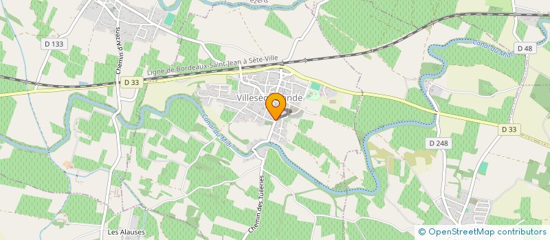 localisation de l'entreprise SCI COLAURAN  VILLESEQUELANDE