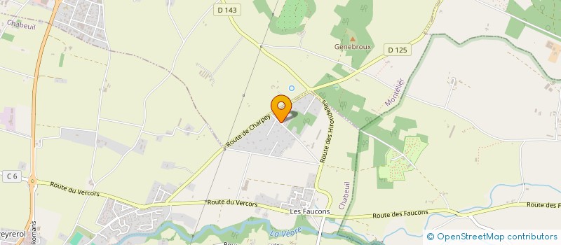 localisation de l'entreprise SCI COLAURE  MONTMEYRAN