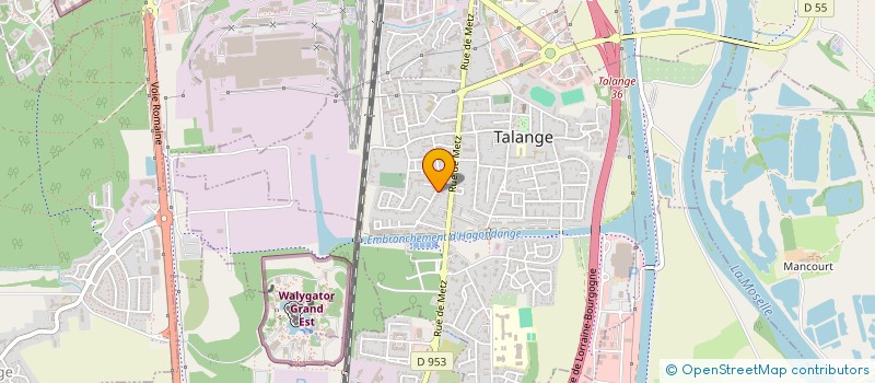 localisation de l'entreprise SCI COLBAT à TALANGE