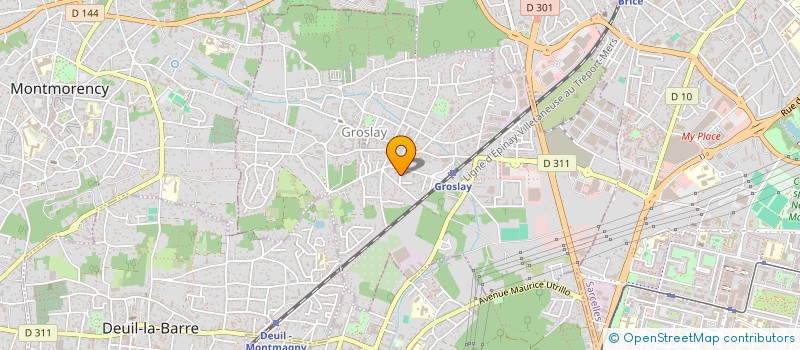 localisation de l'entreprise SCI COLBERAC  GROSLAY