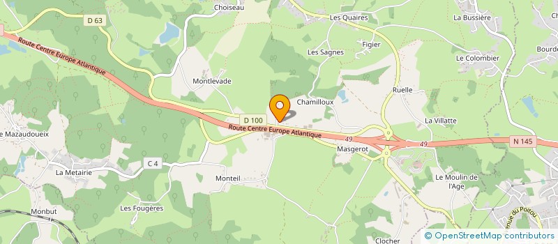 localisation de l'entreprise SCI COLBERG  GUERET