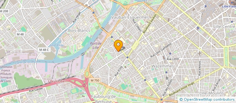 localisation de l'entreprise SCI COLBERT 166 à LILLE