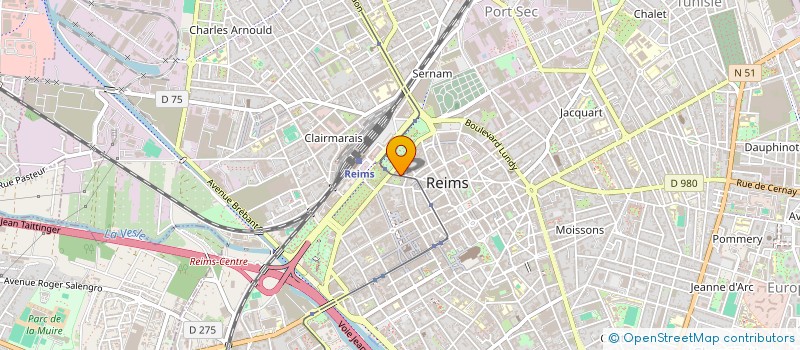 localisation de l'entreprise SCI COLBERT à REIMS