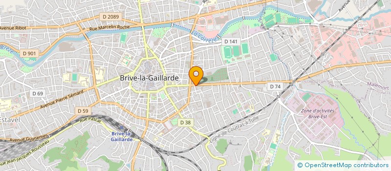 localisation de l'entreprise SCI COLBERT à BRIVE-LA-GAILLARDE