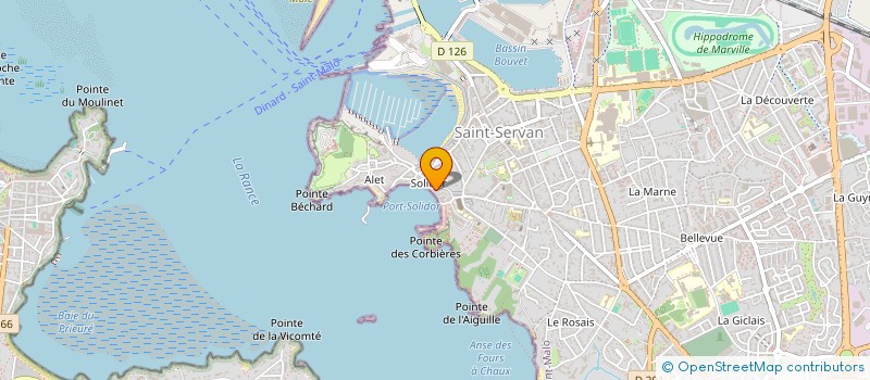 localisation de l'entreprise SCI COLBERT  SAINT-MALO