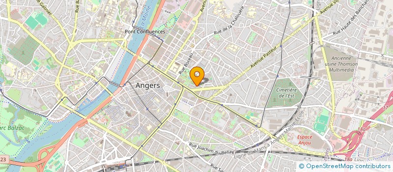 localisation de l'entreprise SCI COLBERT à ANGERS