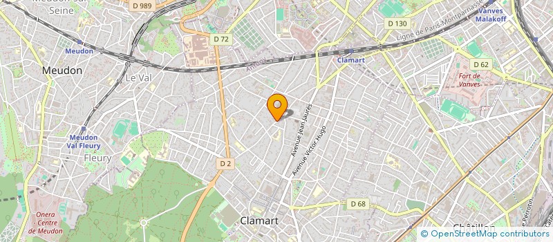 localisation de l'entreprise SCI COLBERT à CLAMART