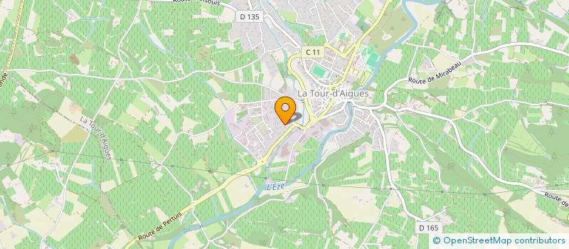 localisation de l'entreprise SCI COLBERT  LA TOUR D'AIGUES