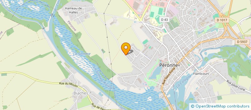 localisation de l'entreprise SCI COLBERT à PERONNE