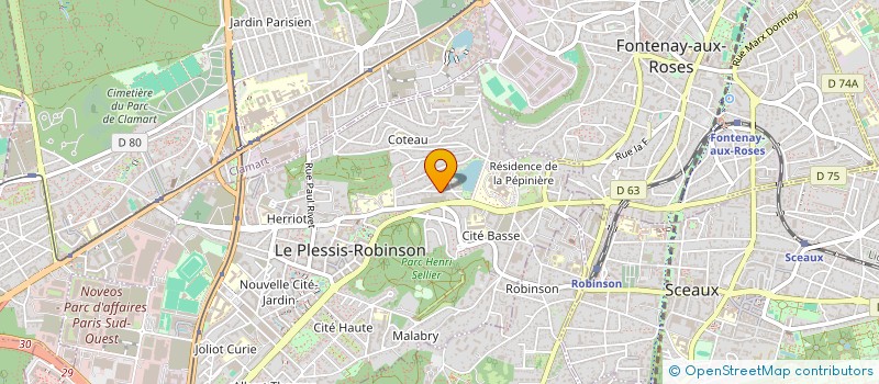 localisation de l'entreprise SCI COLBERT à LE PLESSIS-ROBINSON