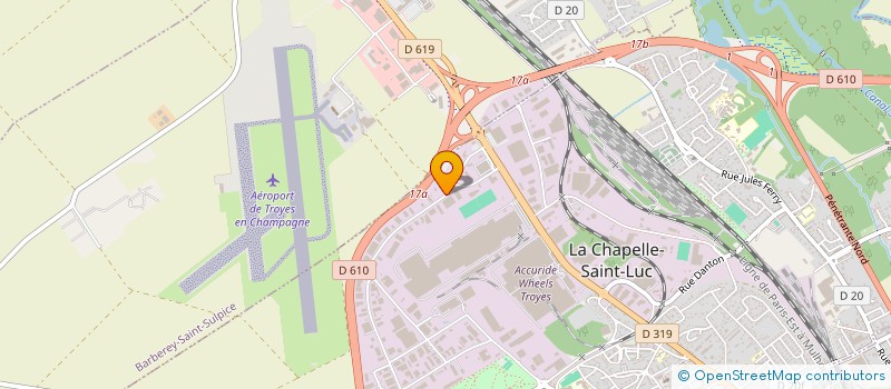 localisation de l'entreprise SCI COLBERT à LA CHAPELLE-SAINT-LUC