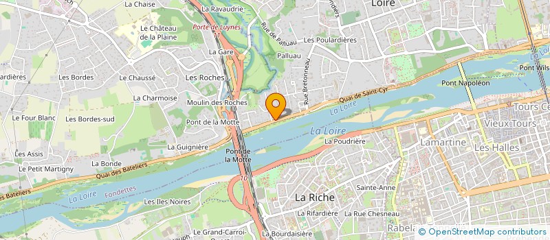 localisation de l'entreprise SCI COLBERT CHATEAUROUX  SAINT-CYR-SUR-LOIRE