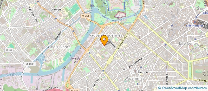 localisation de l'entreprise SCI COLBERT MARTEL à LILLE