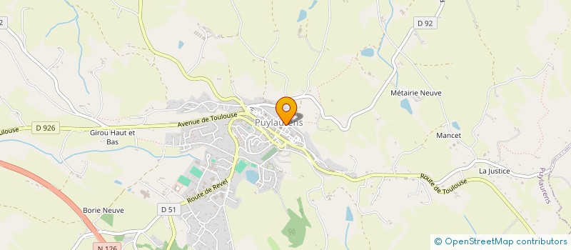 localisation de l'entreprise SCI COLDONAT à PUYLAURENS