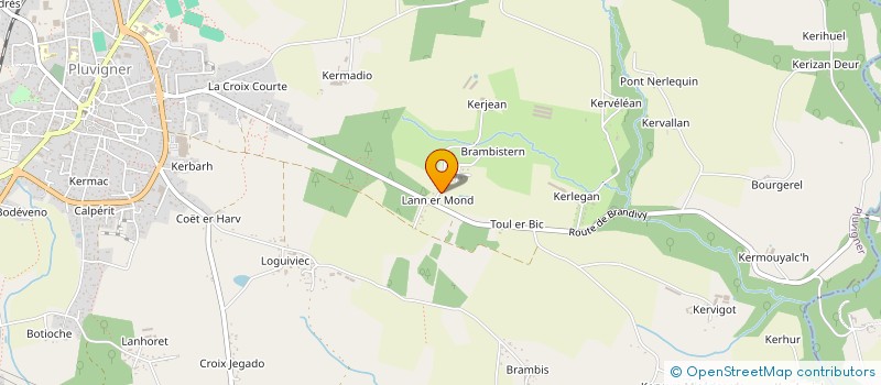 localisation de l'entreprise SCI COLEA  PLUVIGNER