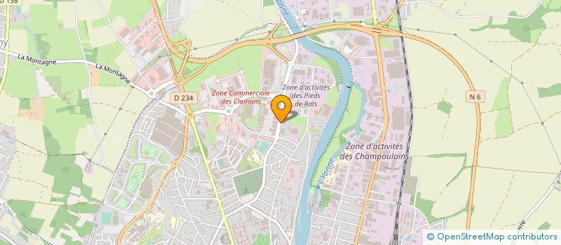 localisation de l'entreprise SCI COLEAD à AUXERRE