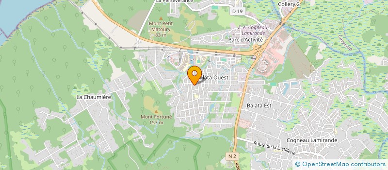 localisation de l'entreprise SCI COLEAU 1  MATOURY