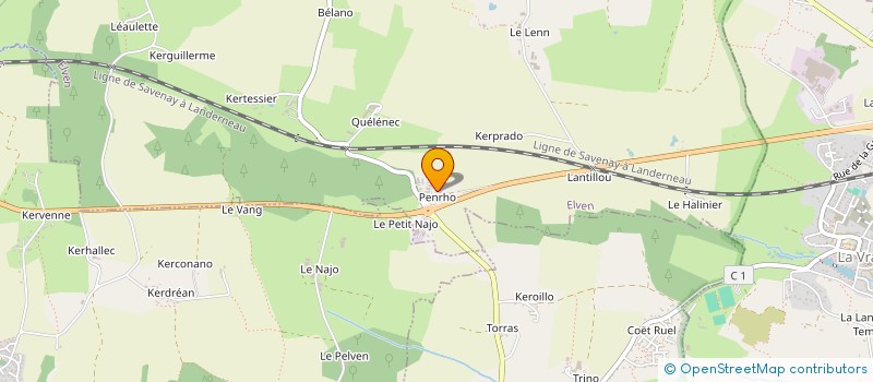 localisation de l'entreprise SCI COLEN  ELVEN