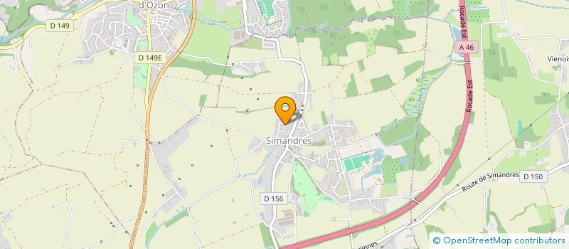 localisation de l'entreprise SCI COLETH  SIMANDRES