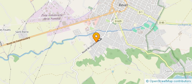 localisation de l'entreprise SCI COLETIA  REVEL