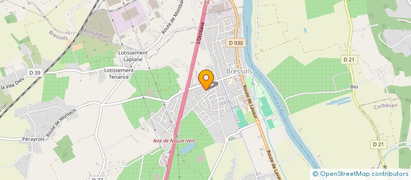 localisation de l'entreprise SCI COLETTE  BRESSOLS