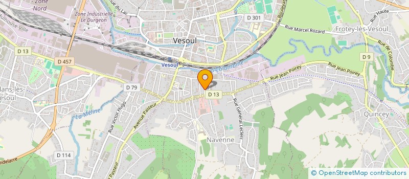 localisation de l'entreprise SCI COLETTE à VESOUL