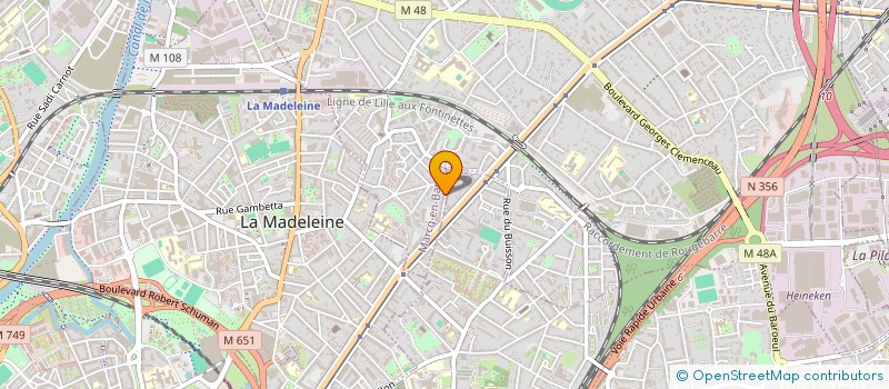 localisation de l'entreprise SCI COLETTE à MARCQ-EN-BARŒUL