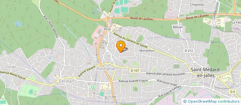 localisation de l'entreprise SCI COLETTE  BORDEAUX