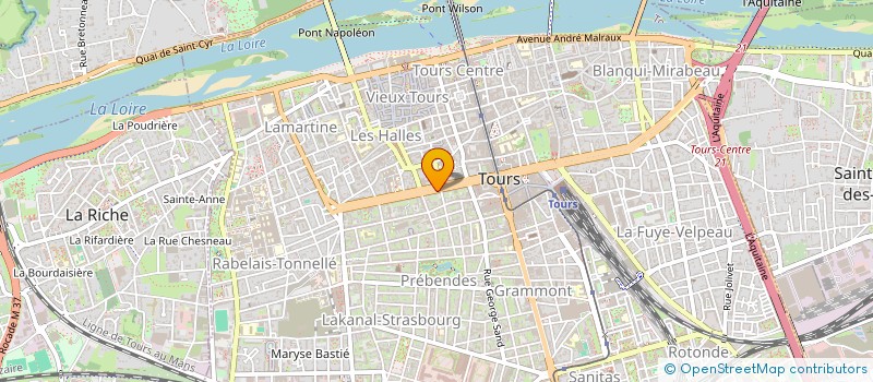 localisation de l'entreprise SCI COLETTE  TOURS