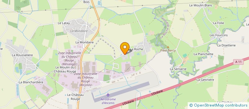 localisation de l'entreprise SCI COLETTE  MESANGER