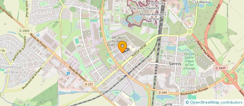 localisation de l'entreprise SCI COLETTE  CHESSY