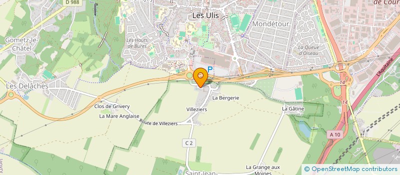 localisation de l'entreprise SCI COLETTE ET REMY LECOUTEUX  SAINT-JEAN-DE-BEAUREGARD