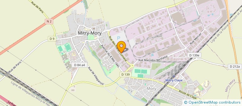 localisation de l'entreprise SCI COLETTE ET SERGE à MITRY-MORY