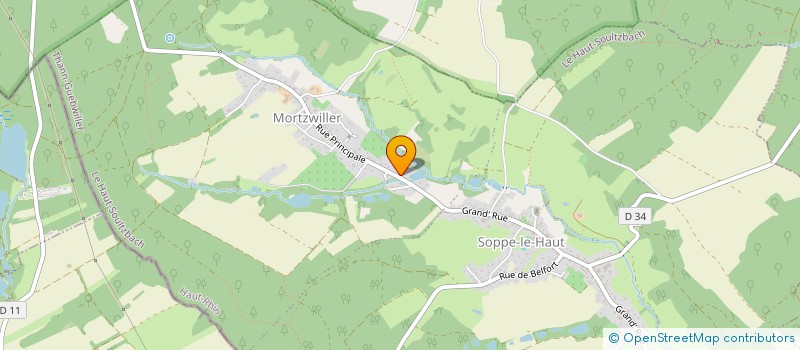 localisation de l'entreprise SCI COLEXIS  SOPPE-LE-BAS