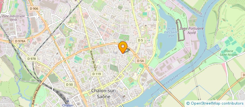 localisation de l'entreprise SCI COLGAUT II à CHALON-SUR-SAONE